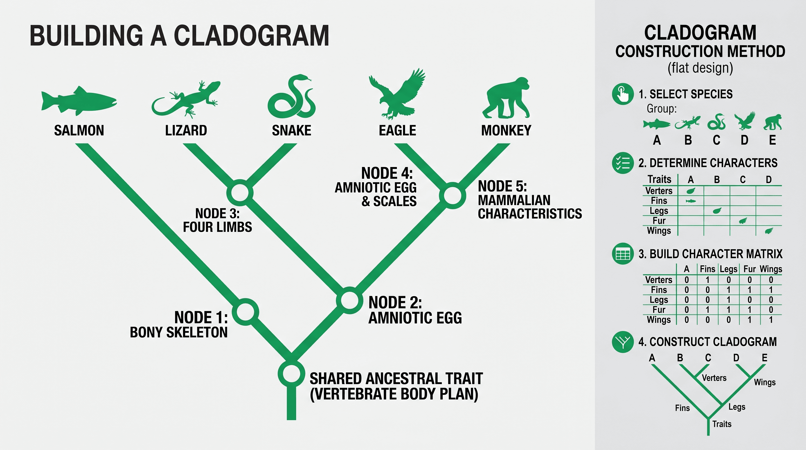 Come fare un cladogramma: guida passo passo con esempi