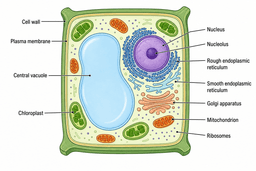 Cell Diagram Generator | Labeled Animal, Plant & Bacterial Cells ...
