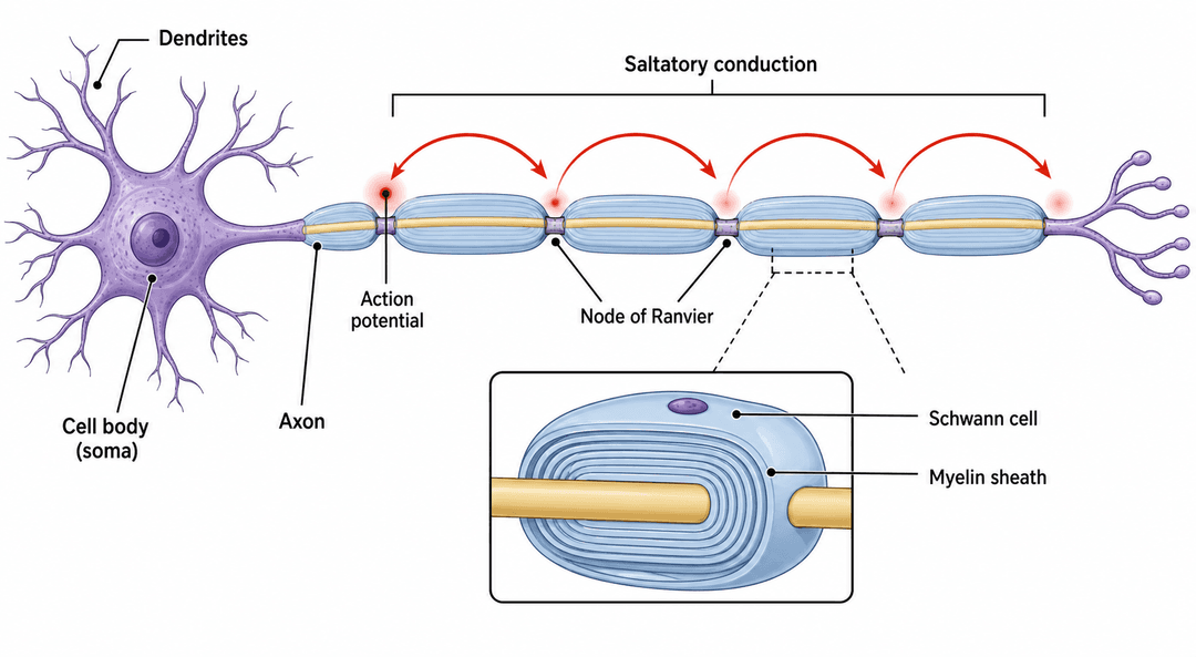 Neuron Diagram Generator: Labeled & Unlabeled | SciDraw AI