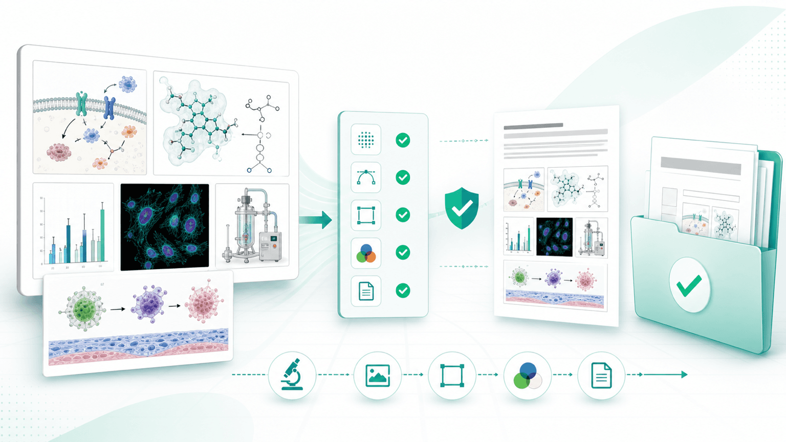 Journal submission figure workflow for publication-ready scientific visuals