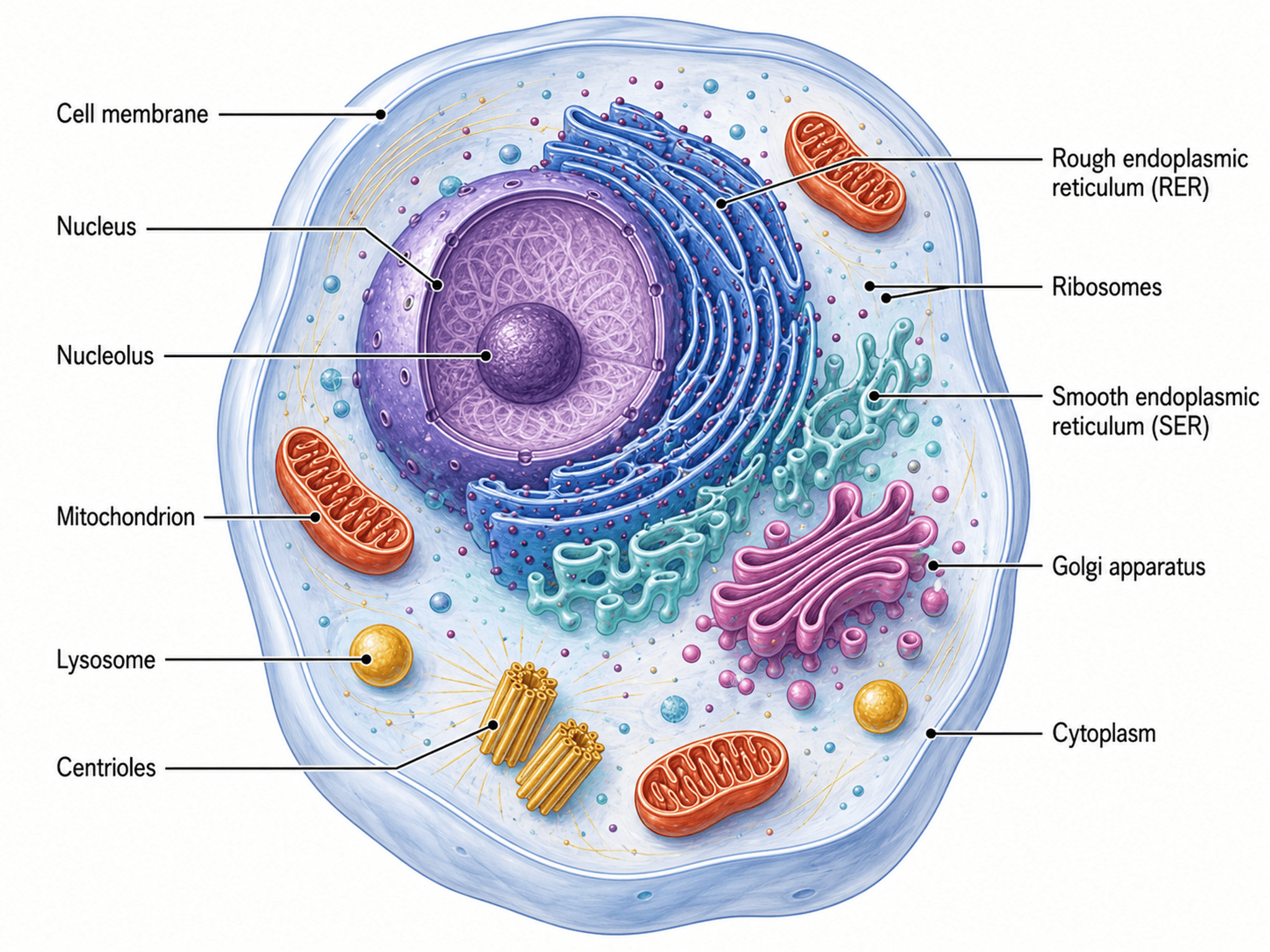 Cell Illustration Generator — Create cell biology diagrams and organelle illustrations