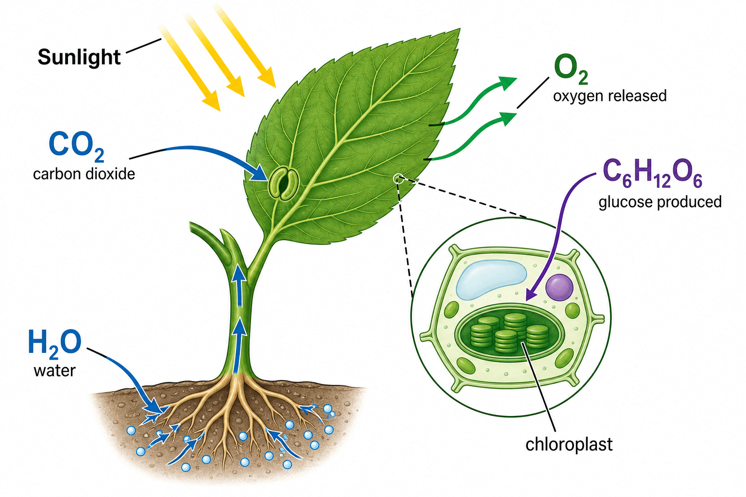 Photosynthesis Diagram Generator