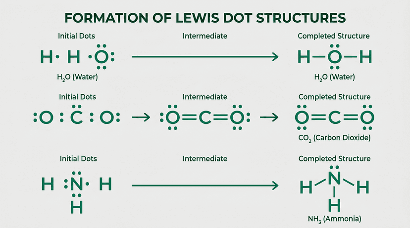 Example Of Lewis Structure How to Draw Lewis Dot Structures: Step-by-Step Guide with Examples ...
