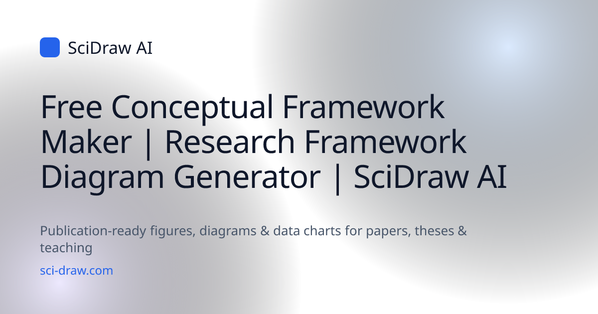 Free Conceptual Framework Maker | Research Framework Diagram Generator ...
