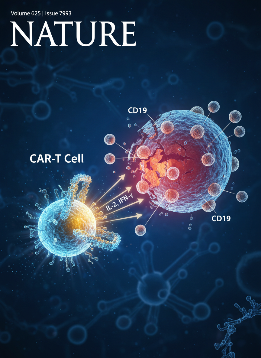 Ejemplo de estilo de portada de Nature